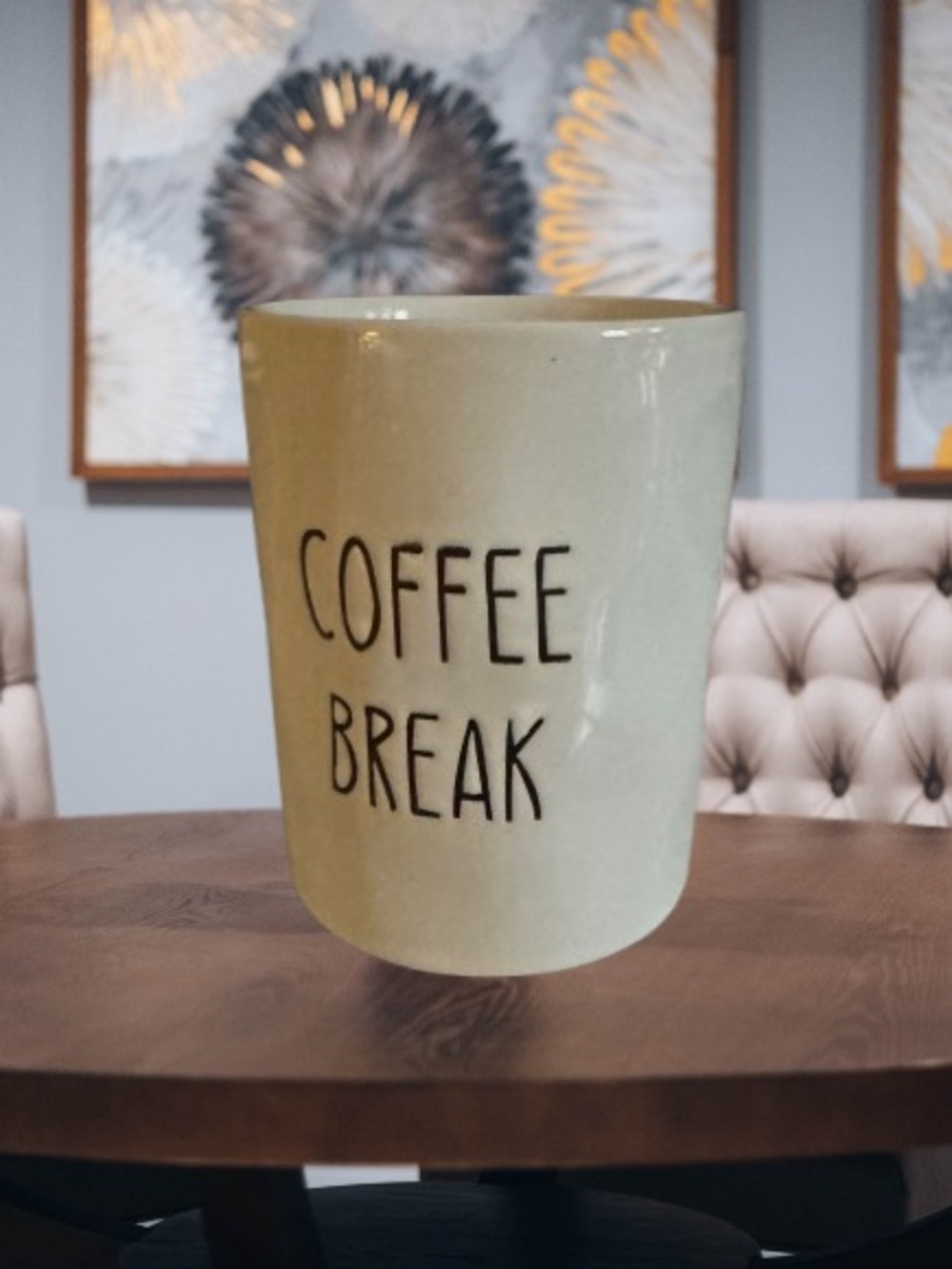 COFFEE Break Mocha Latte Candle “Coffee Break” Candle Cup NWT